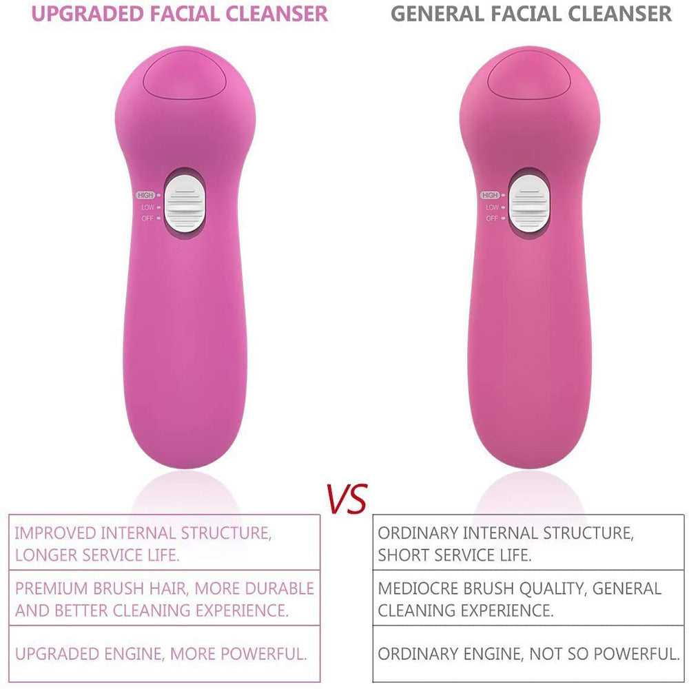 8-in-1 Facial Cleansing Instrument Electric Facial Cleansing Instrument Pore Cleaner Electronic Facial Cleansing Brush Household Cleansing Instrument