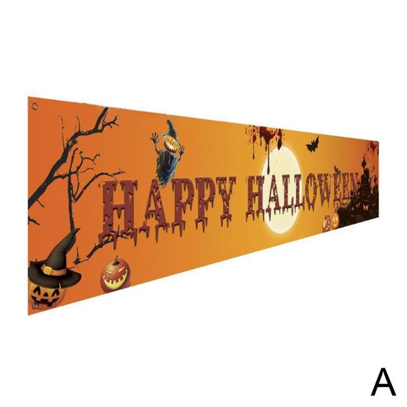 Halloween Product Party Banner Pull Flag Horror Decoration Banner Background