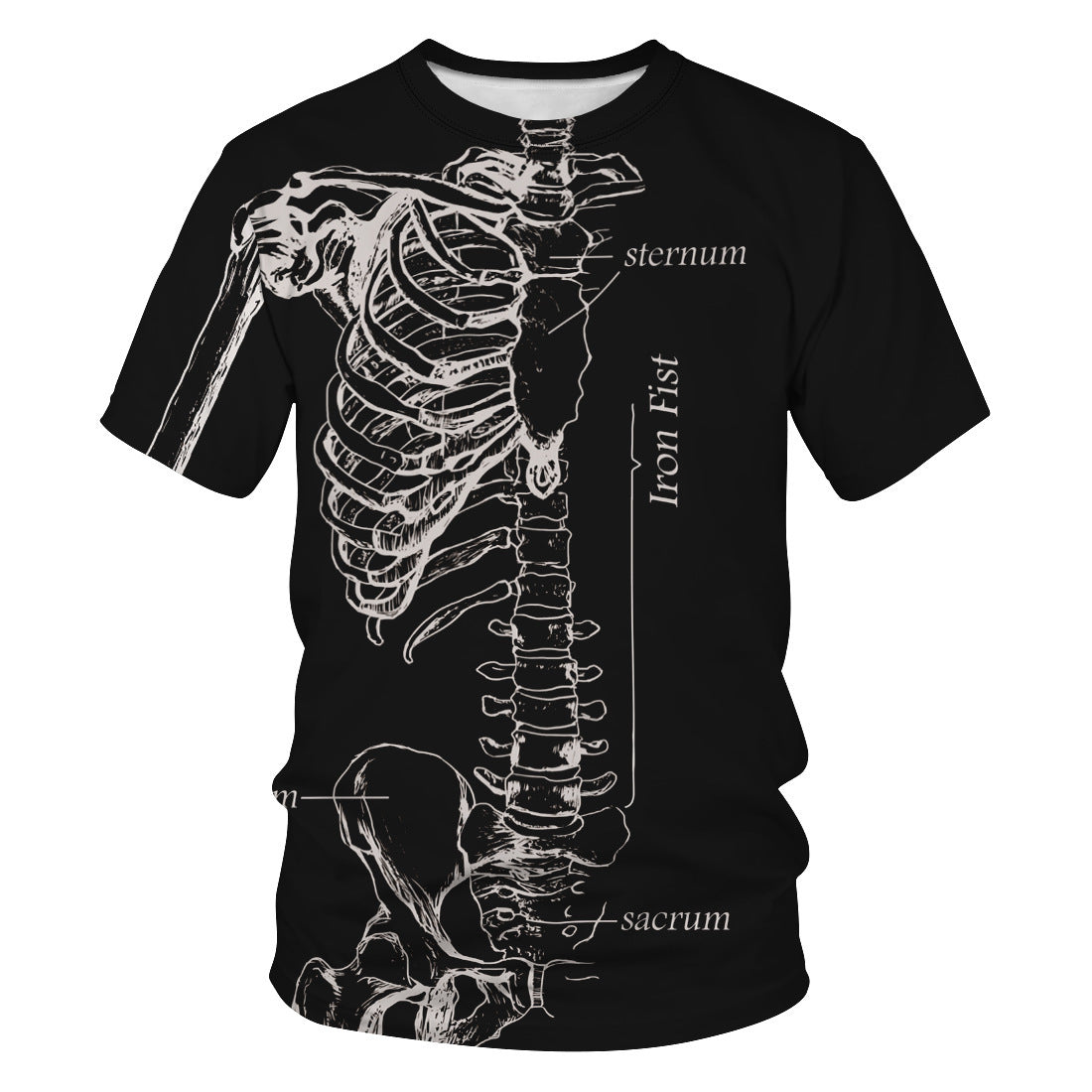 European And American New Product Halloween Digital Printing Women's Loose T-shirt Plus Size Couple Short-sleeved Shirt
